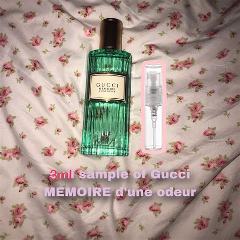 gucci memoire d'une odeur tester|Gucci memoire sample.